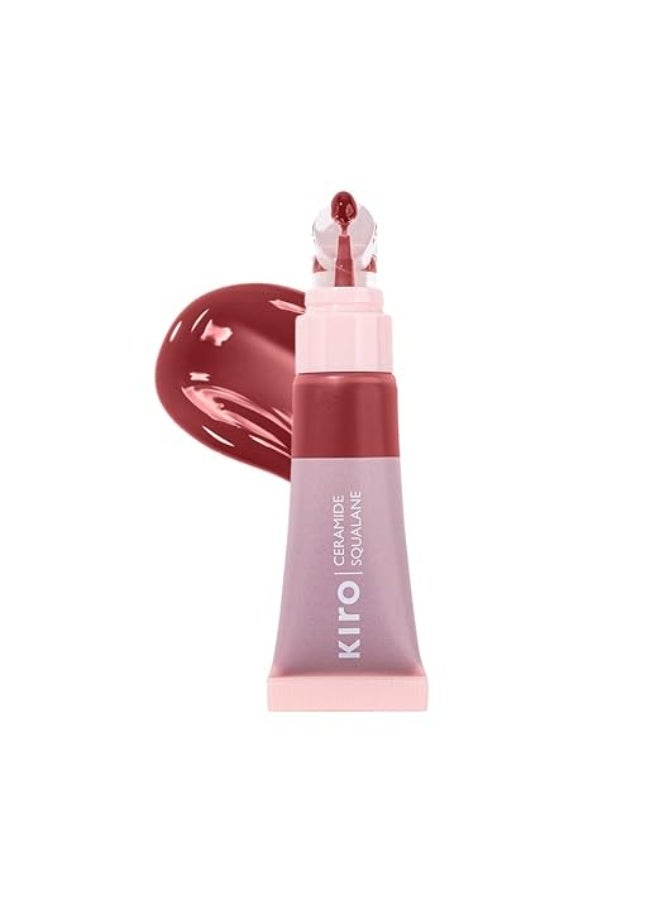 كيرو ملمع شفاه كيرو سيراميد دريب الملون - بلوم ديلايت، 2 غرام | بلسم مرطب لامع مع سيراميدات وسكوالين | لمسة نهائية لامعة، عناية مغذية ونباتية للشفاه - Image 1